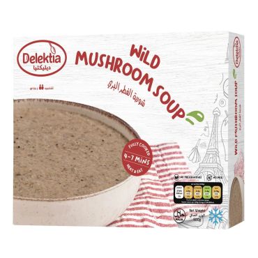 Delektia Wild Mushroom Soup Frozen Meal, 500 G